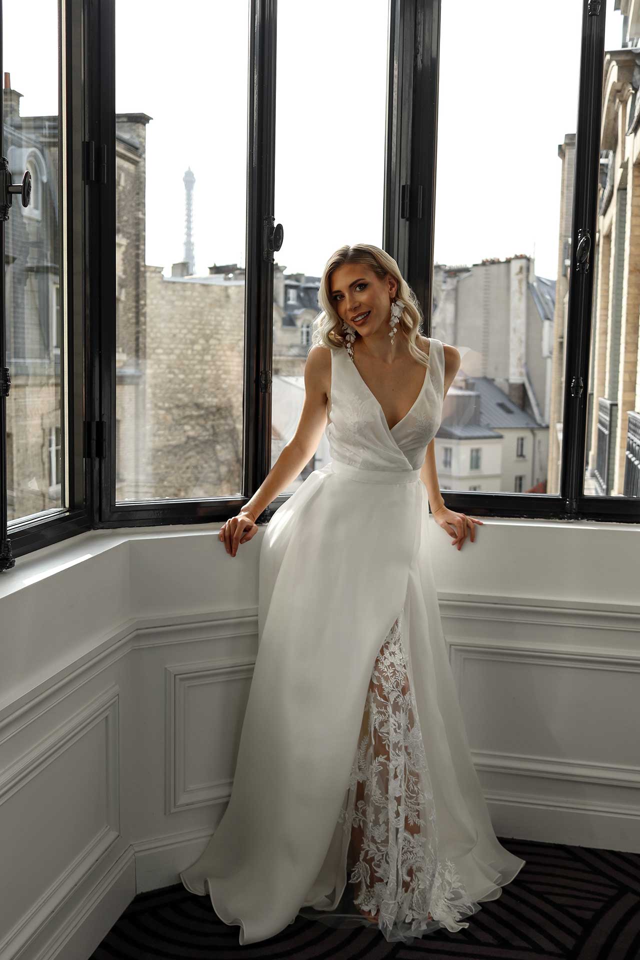 Robe de mariée sur mesure Madison par Alina Marti Paris